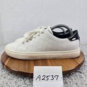 Kate Spade New York Audrey White Perforated Slip On Casual Sneakers Womens 9.5 B